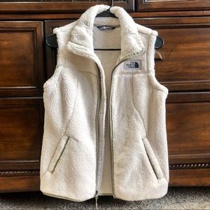 Cream North Face Vest